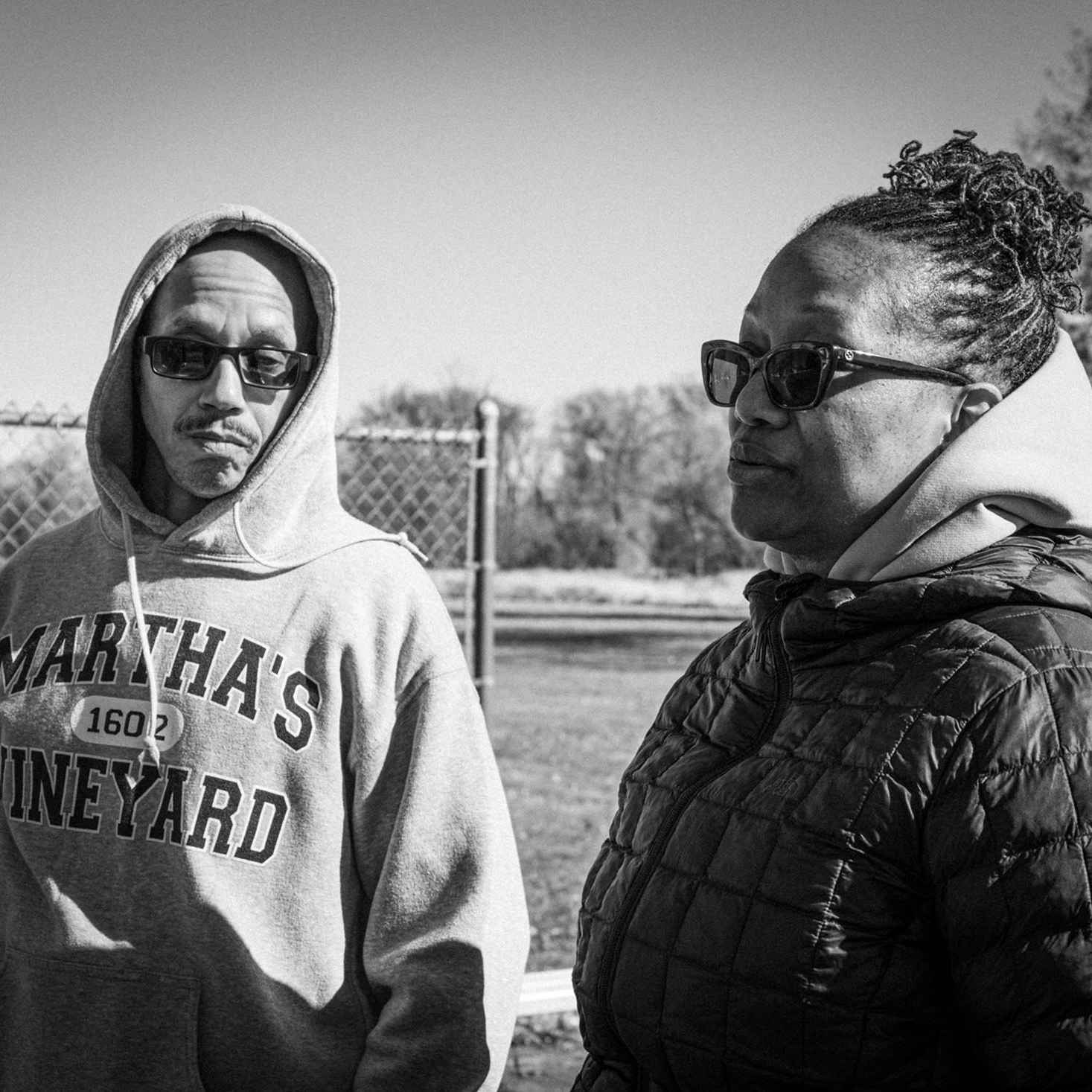 Omar Thomas and Patricia Montrevil-Thomas speak about their experience selling their former home to Blue Acres, a state-run buyout program for flood-prone properties. photo by Asela Perez-Ortiz.